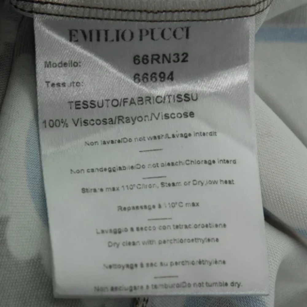 Emilio Pucci Pre-owned Fabric tops Beige Dames