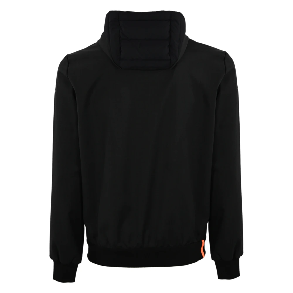 RRD Grijze Gewatteerde Jas met Rits en Capuchon Gray Heren