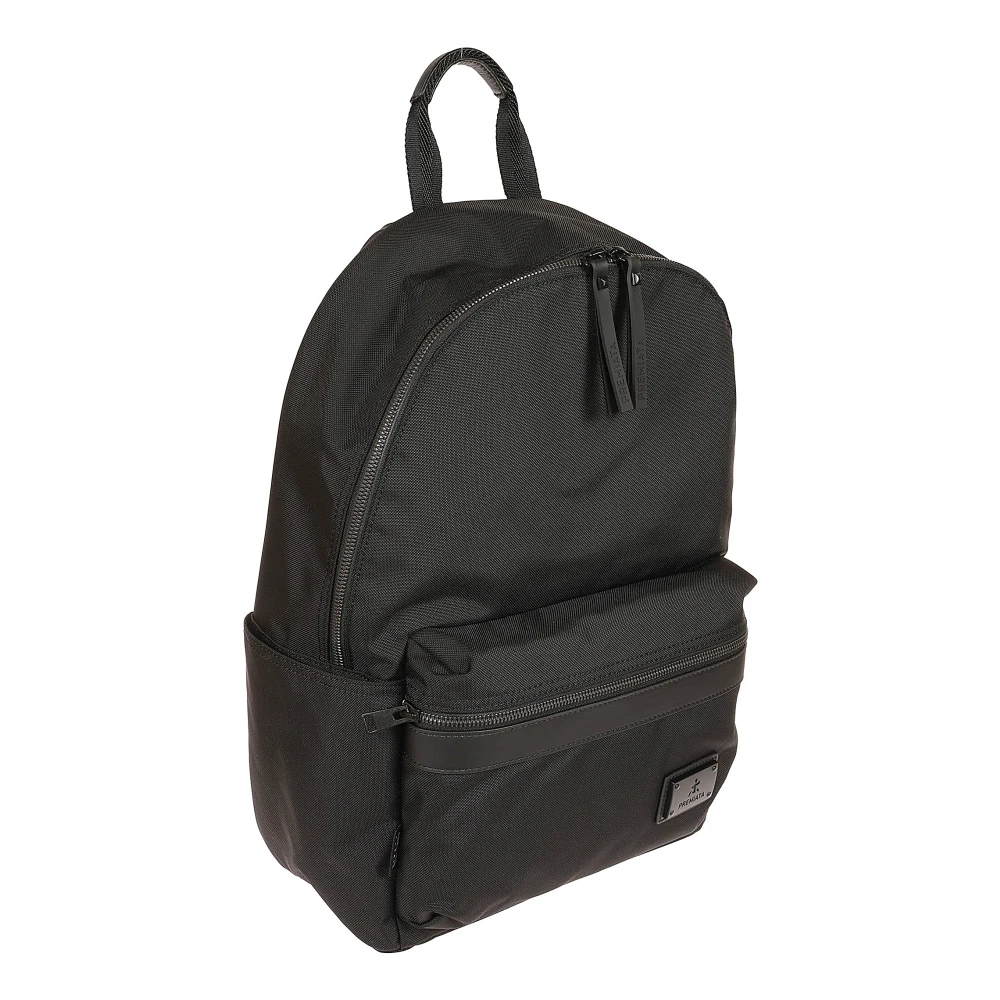 Premiata Zwarte Nylon Rugzak met Iconisch Logo Black Heren