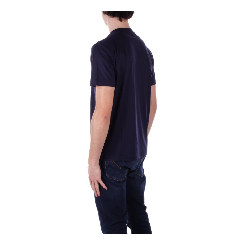 John Richmond Logo Front T-shirts en Polo's Blue Heren