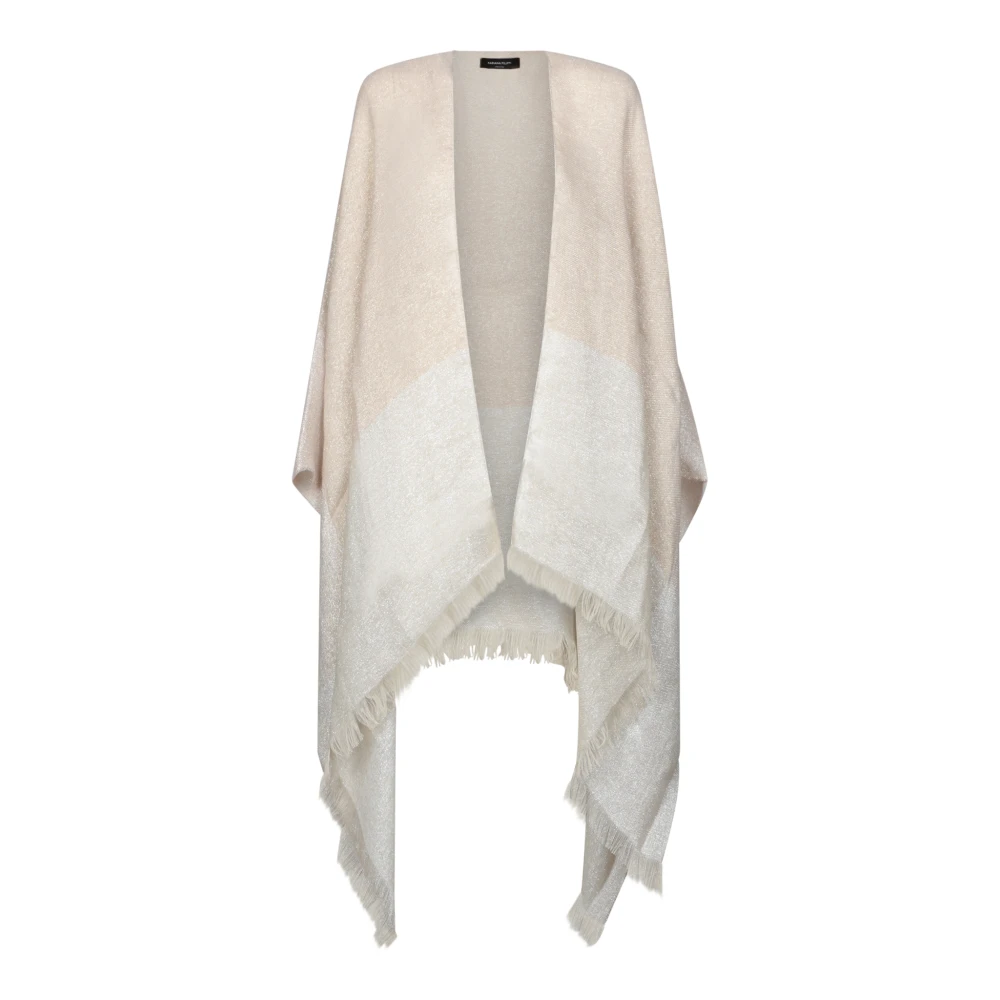 Fabiana Filippi Chique cape met franjes Gray Dames
