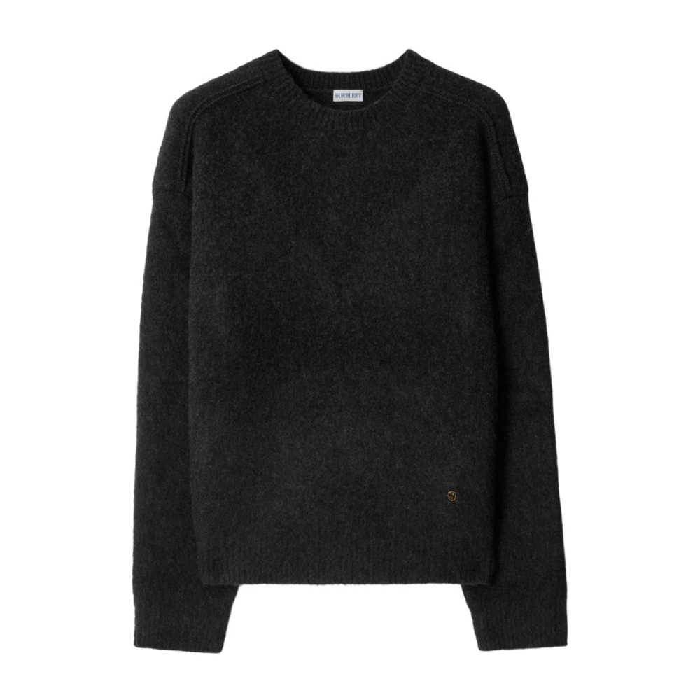 Burberry Luxe Crew Neck Sweater Black Heren
