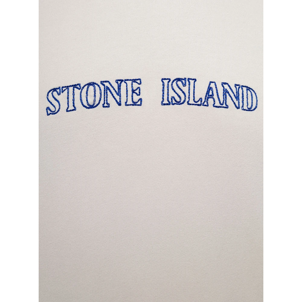 Stone Island Hoodie White Heren