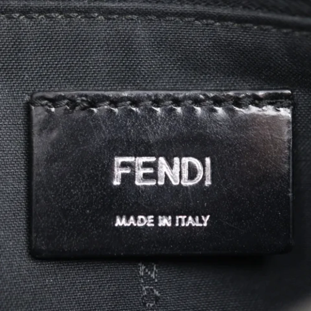 Fendi Vintage Pre-owned Leather shoulder-bags Brown Dames