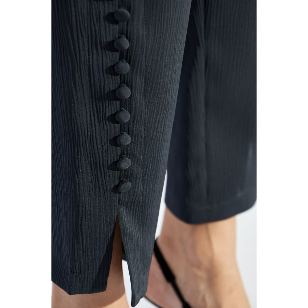 Emporio Armani Loszittende broek Gray Dames