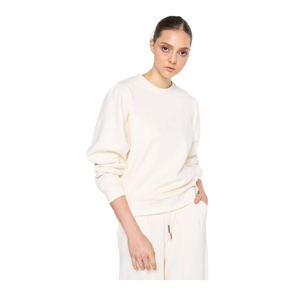 Silvian Heach Oversize Ronde Hals Sweater White Dames