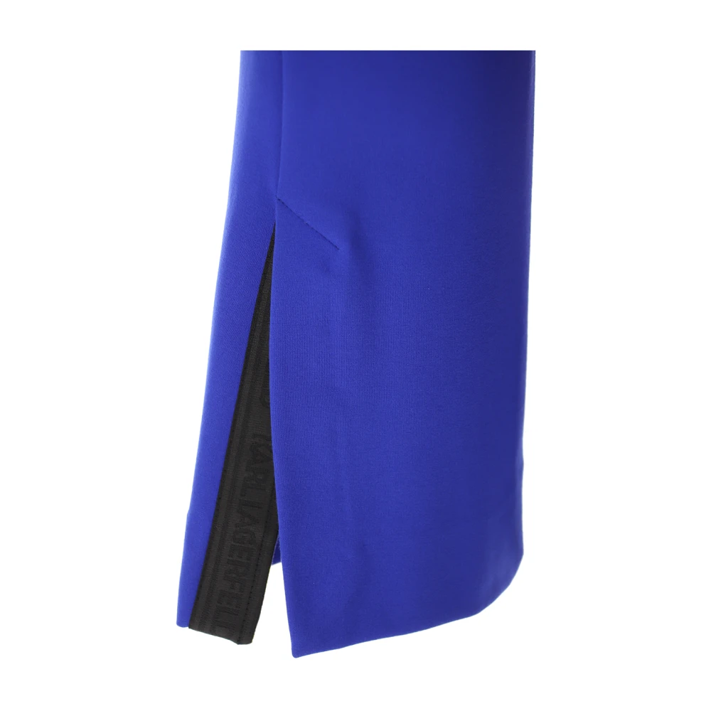 Karl Lagerfeld Elegante Blauwe Punto Broek Blue Dames