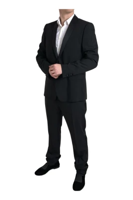 Svart Slim Fit 2-Delad Kostym