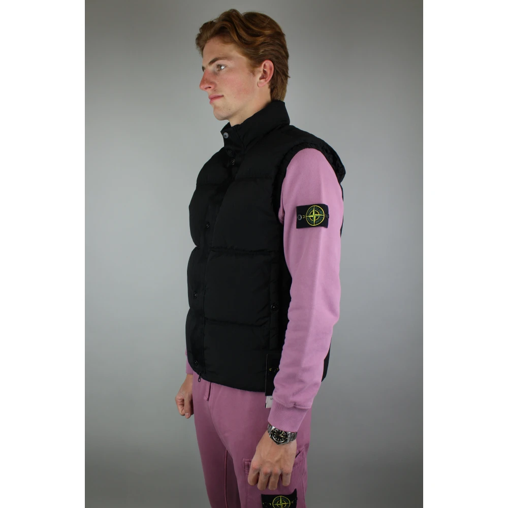 Stone Island Nylon Body Vest Black Heren