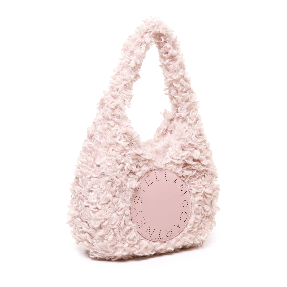 Stella Mccartney Vegan Teddy Tas met Clutch Pink Dames