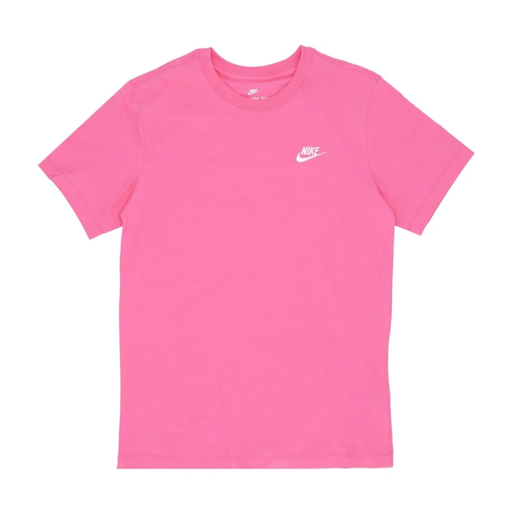 Nike PinkSicle Streetwear Club Tee Uitverkoop Pink Heren