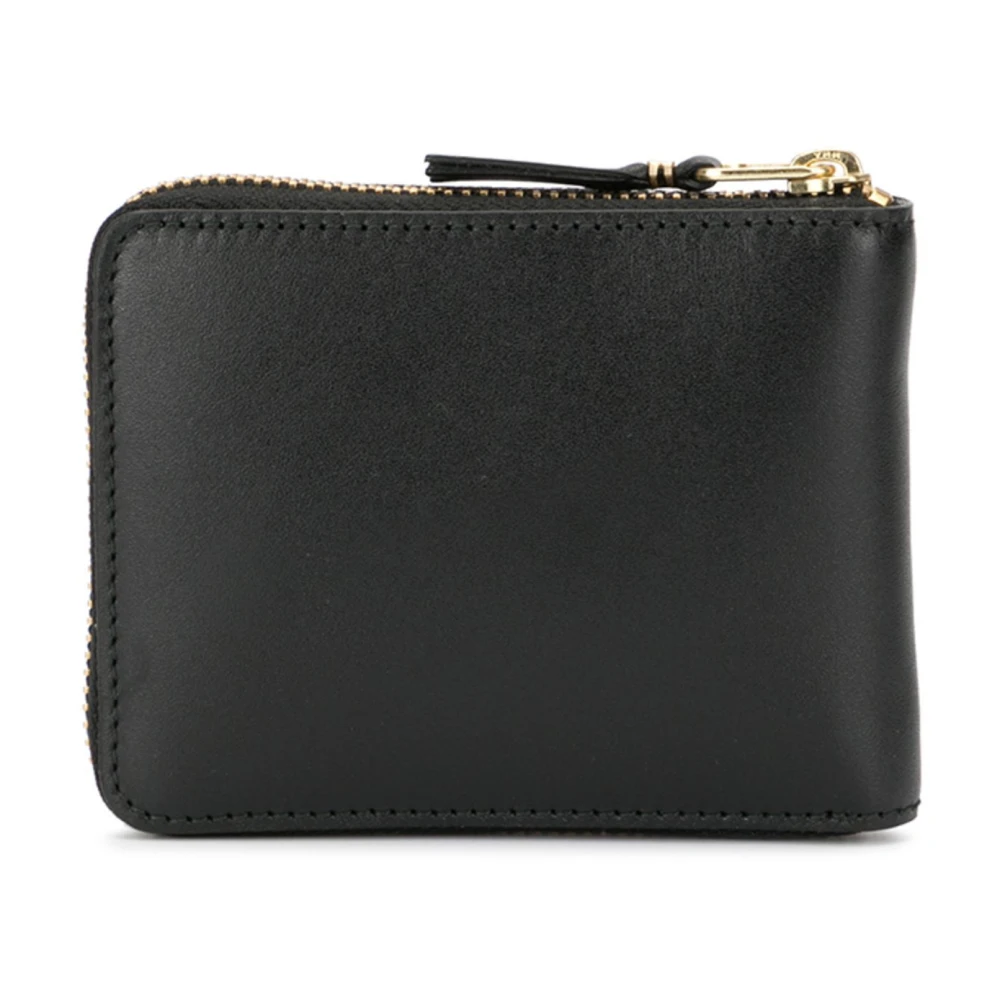 Comme des Garçons Zwarte Leren Klassieke Lijn Black Unisex