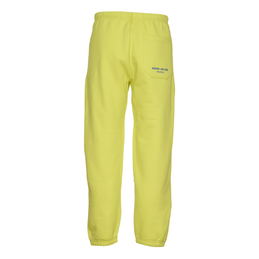 Stone Island Gele Sweatpants Yellow Heren