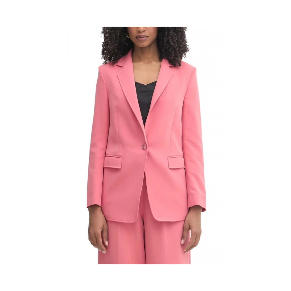 Hugo Pink Blazer - Female - Blazers - L - Jackets