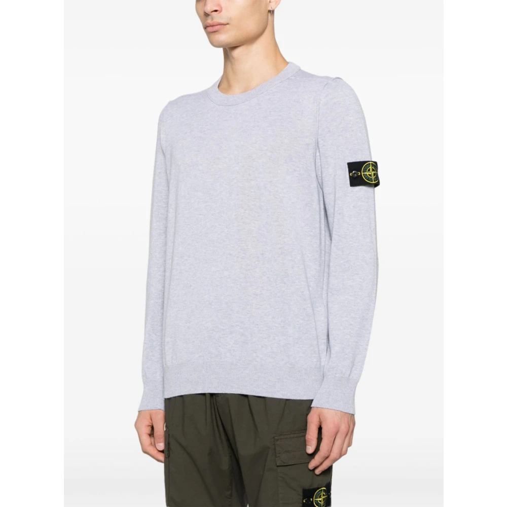 Stone Island Grijze Sweater voor Mannen Gray Heren
