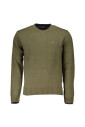 pull-elegant-vert-avec-col-rond