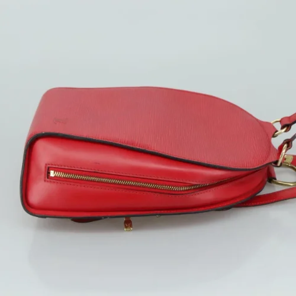 Louis Vuitton Vintage Pre-owned Leather backpacks Red Dames