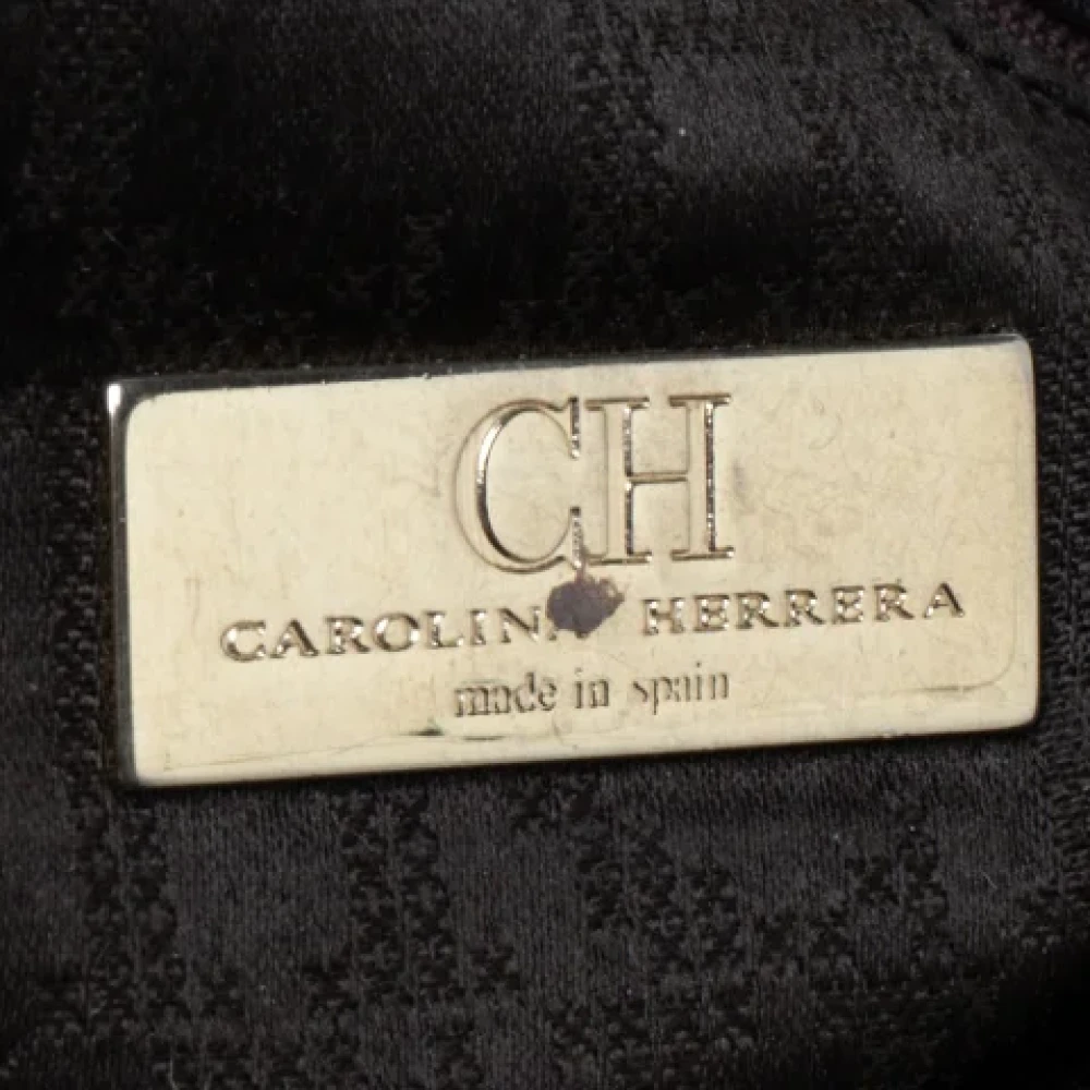 Carolina Herrera Pre-owned Leather totes Brown Dames