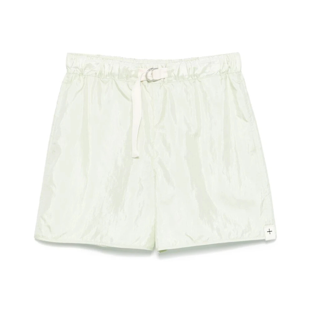 Jil Sander Lichtgroene Shorts met Zakken Green Dames