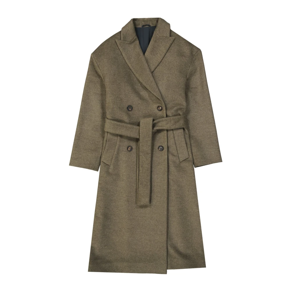 Coats > Double-Breasted Coats - - Brunello Cucinelli - Modalova