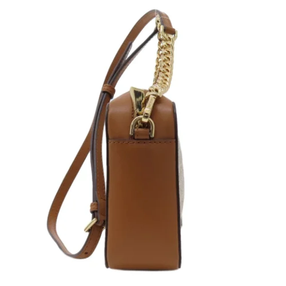 Michael Kors Pre-owned Fabric shoulder-bags Beige Dames