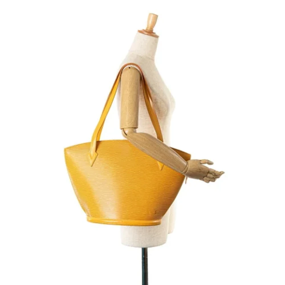 Louis Vuitton Vintage Pre-owned Leather shoulder-bags Yellow Dames