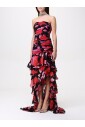 robe-maxi-noire-a-volants-et-imprime-floral
