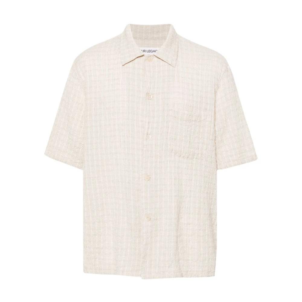 Our Legacy Short Sleeve Shirts Beige Heren