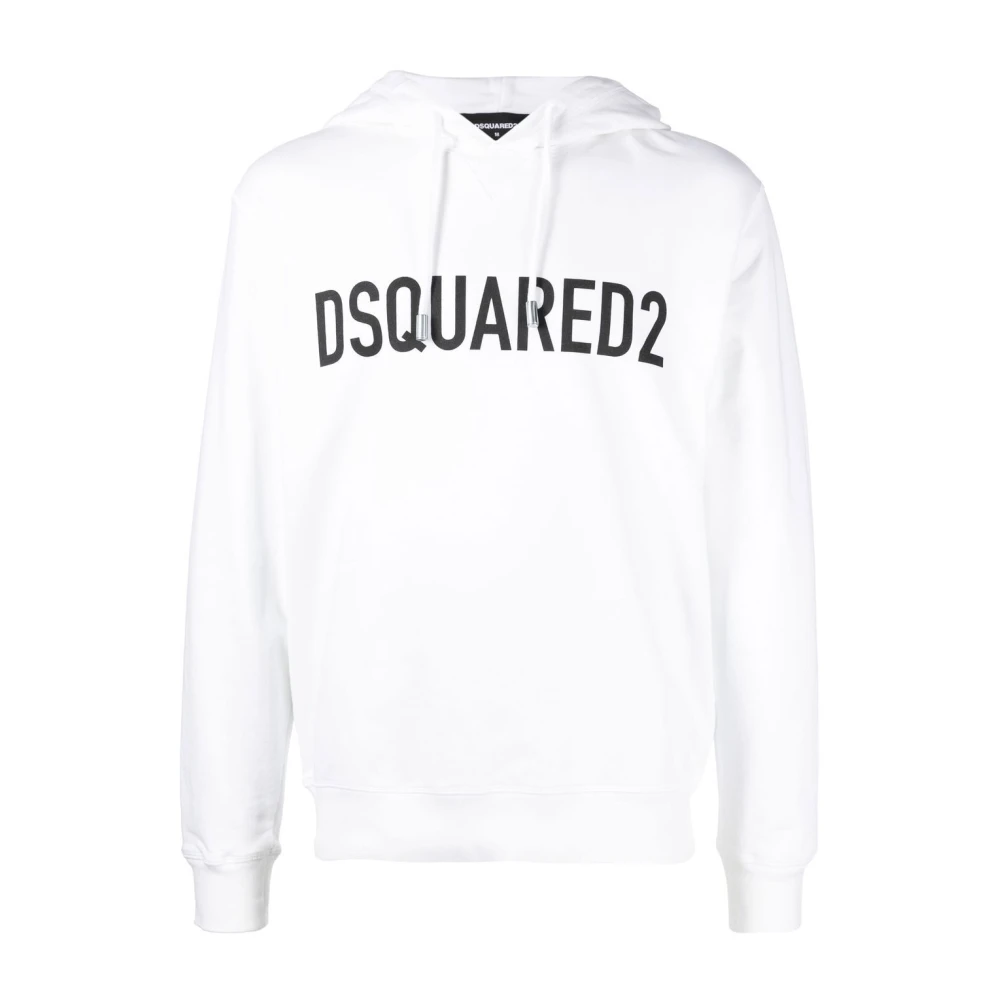 Dsquared2 Cool Sweatshirt Wit White Heren