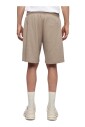 short-casual-a-taille-elastique-en-style-gaufre
