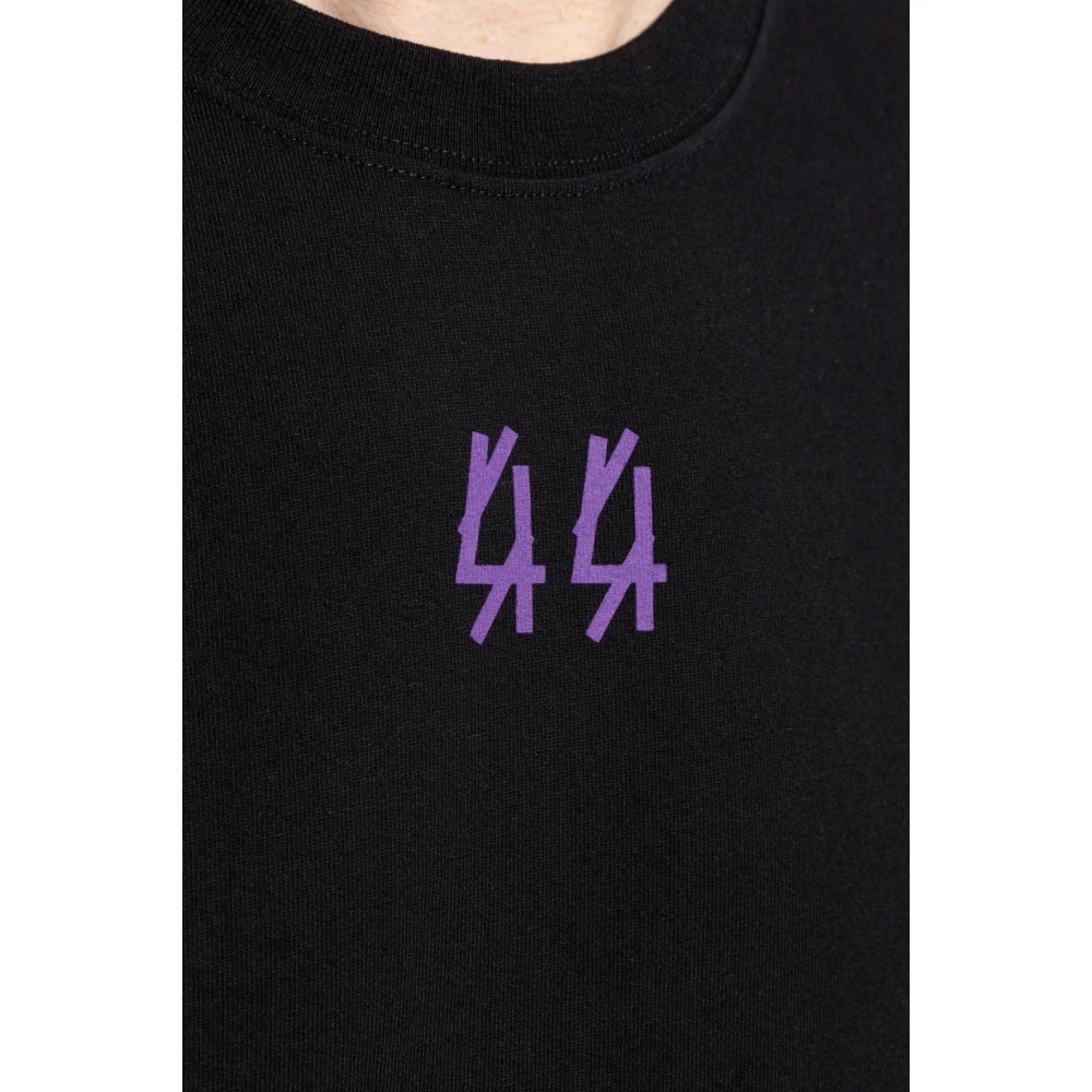 44 Label Group Bedrukt T-shirt Black Heren
