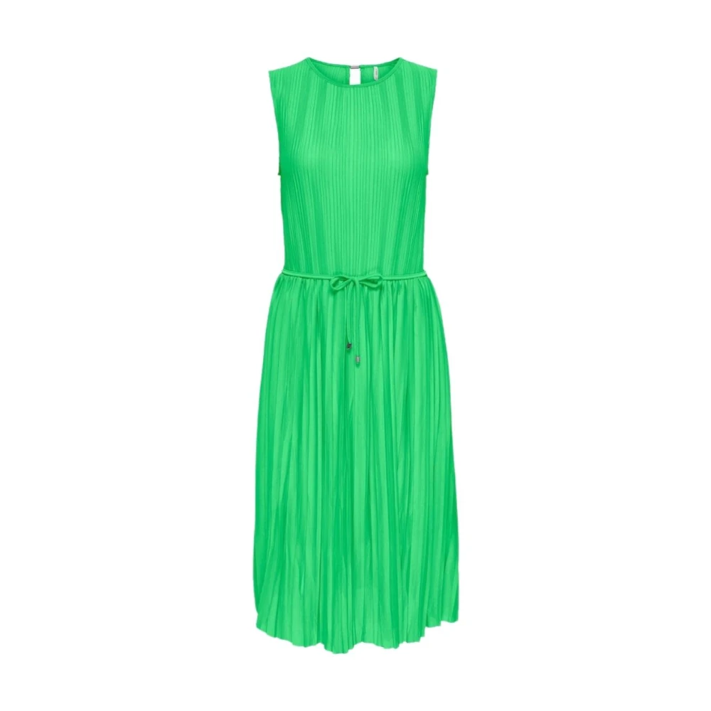 Only Green Midi Dresses, Female, S, Summer Sleeveless Dress