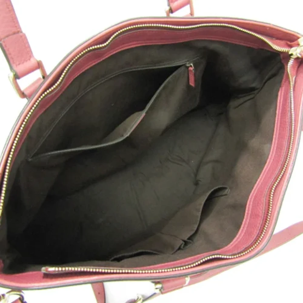 Gucci Vintage Pre-owned Leather gucci-bags Pink Dames