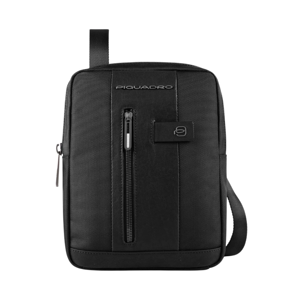 Piquadro Homme Noir Sacs, Taille: One Size Sacoche Porte-Ipad® En Tissu