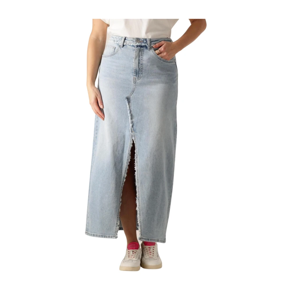 Circle of Trust Blauwe Denim Rok Blue Dames