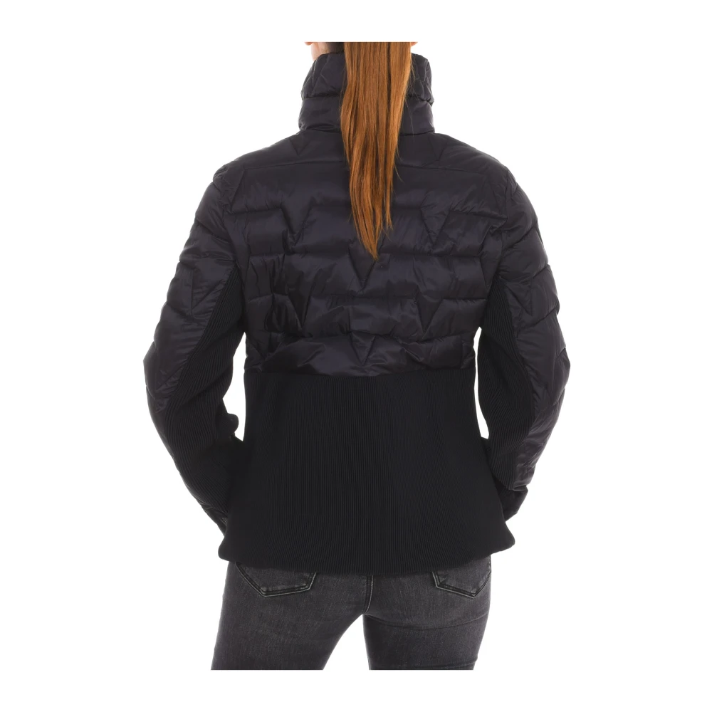 Vuarnet Gewatteerde jas met hoge kraag Black Dames