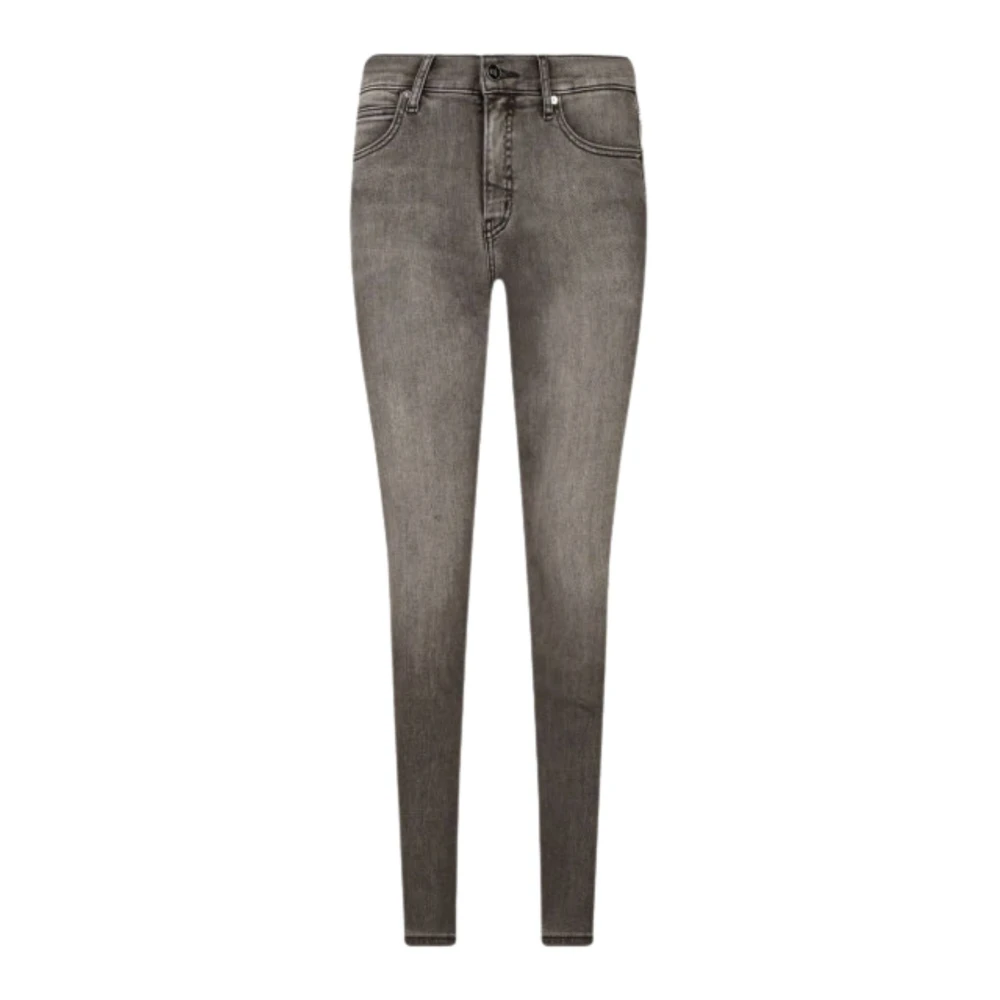 Calvin Klein Slim Fit Mid Rise Dames Jeans Gray Dames