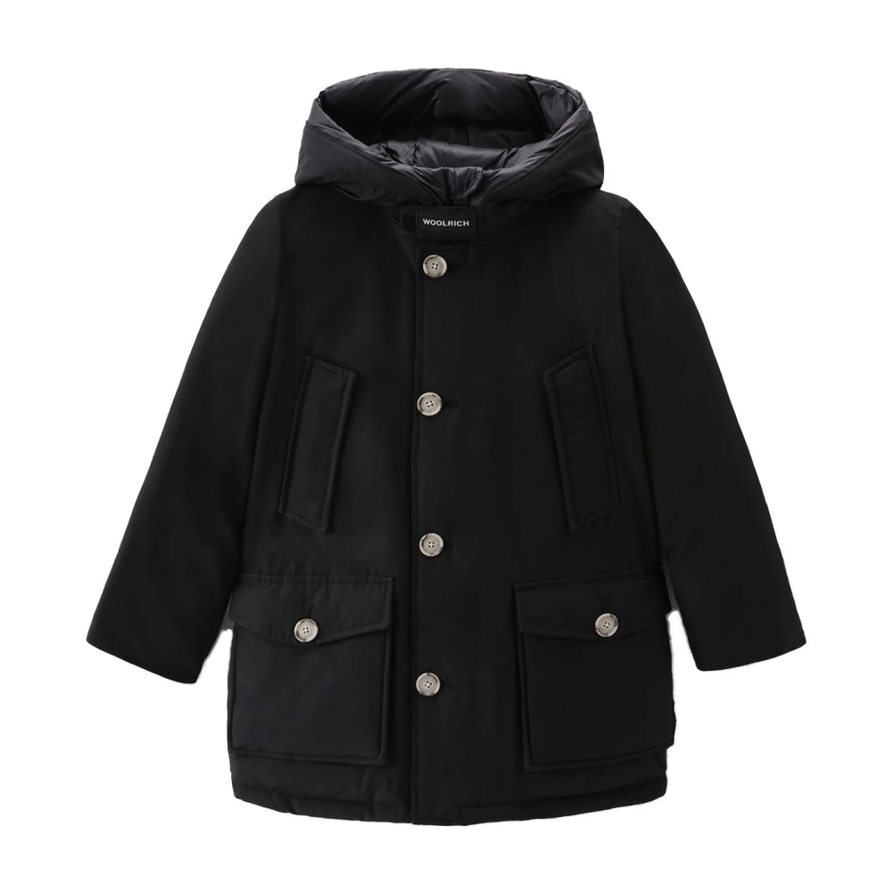 Woolrich Black Winter Jackets, Male, 12 Y, Arctic Parka