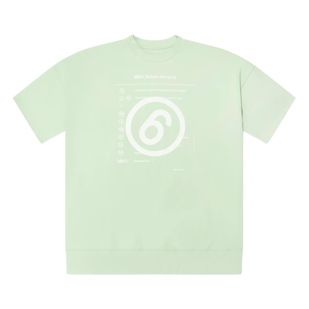 Mm6 Maison Margiela Women's Green Logo Sweater Dress