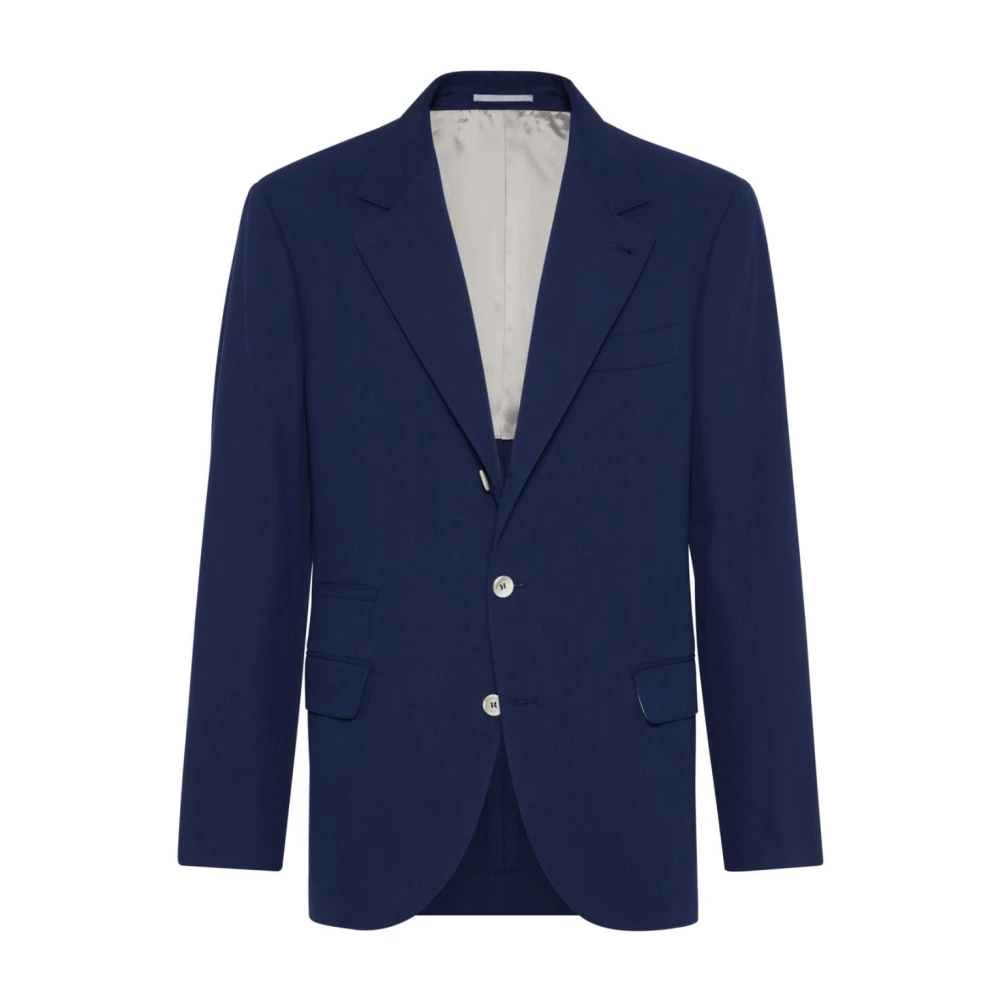 BRUNELLO CUCINELLI Stijlvolle Jassen Collectie Blue Heren