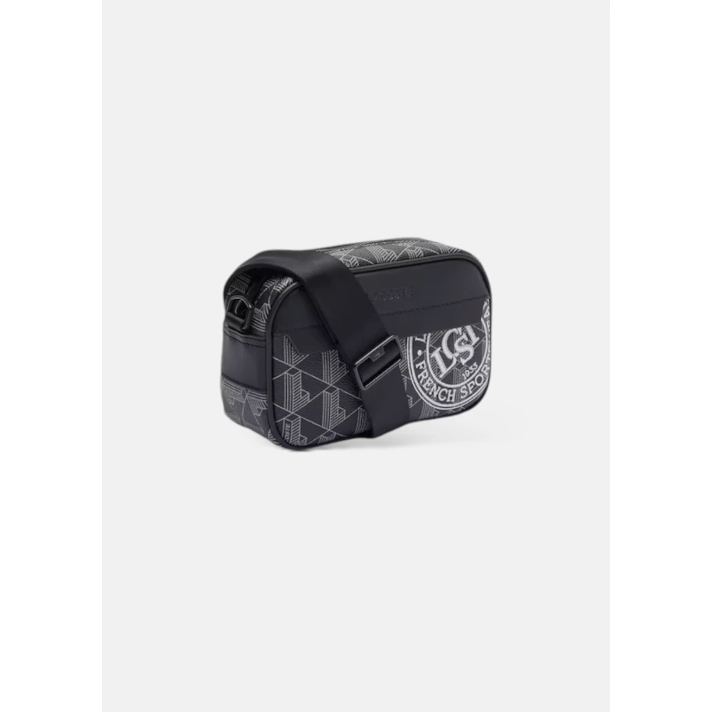 Lacoste Monogram Reporter Tas Blend Design Black Heren