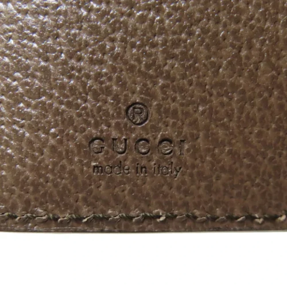 Gucci Vintage Pre-owned Canvas key-holders Brown Dames
