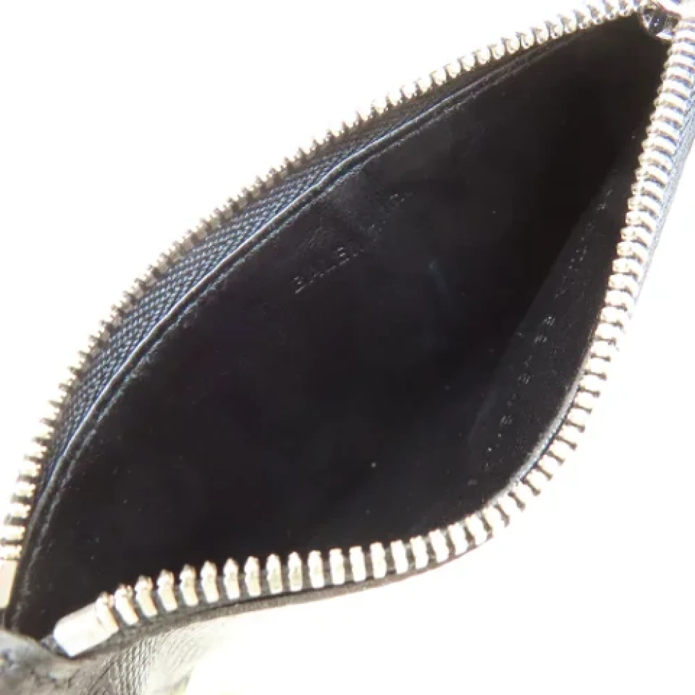 Balenciaga Vintage Pre-owned Leather wallets Black Dames