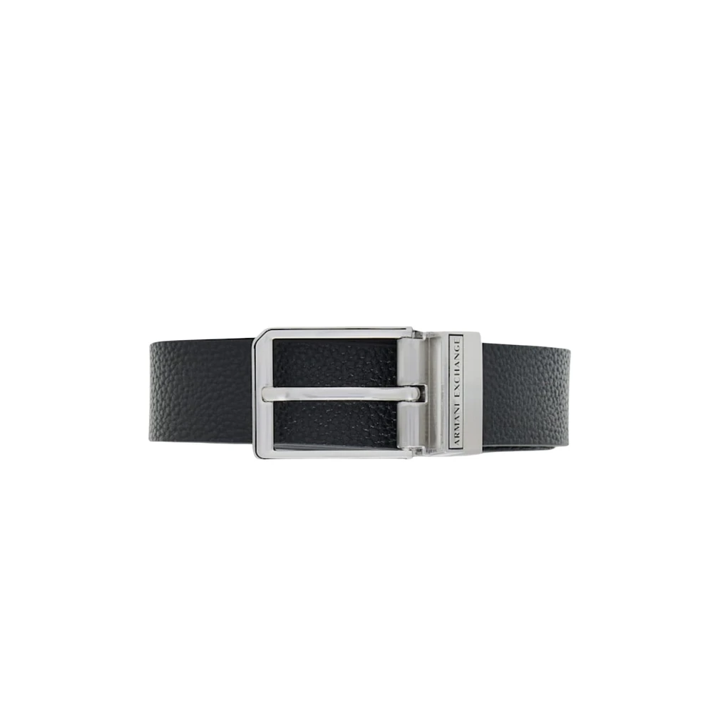 Armani Exchange Uomo Nero Uomini, Cintura, Xm003188 Af26723, (Taglia Unica) - Immagine 4