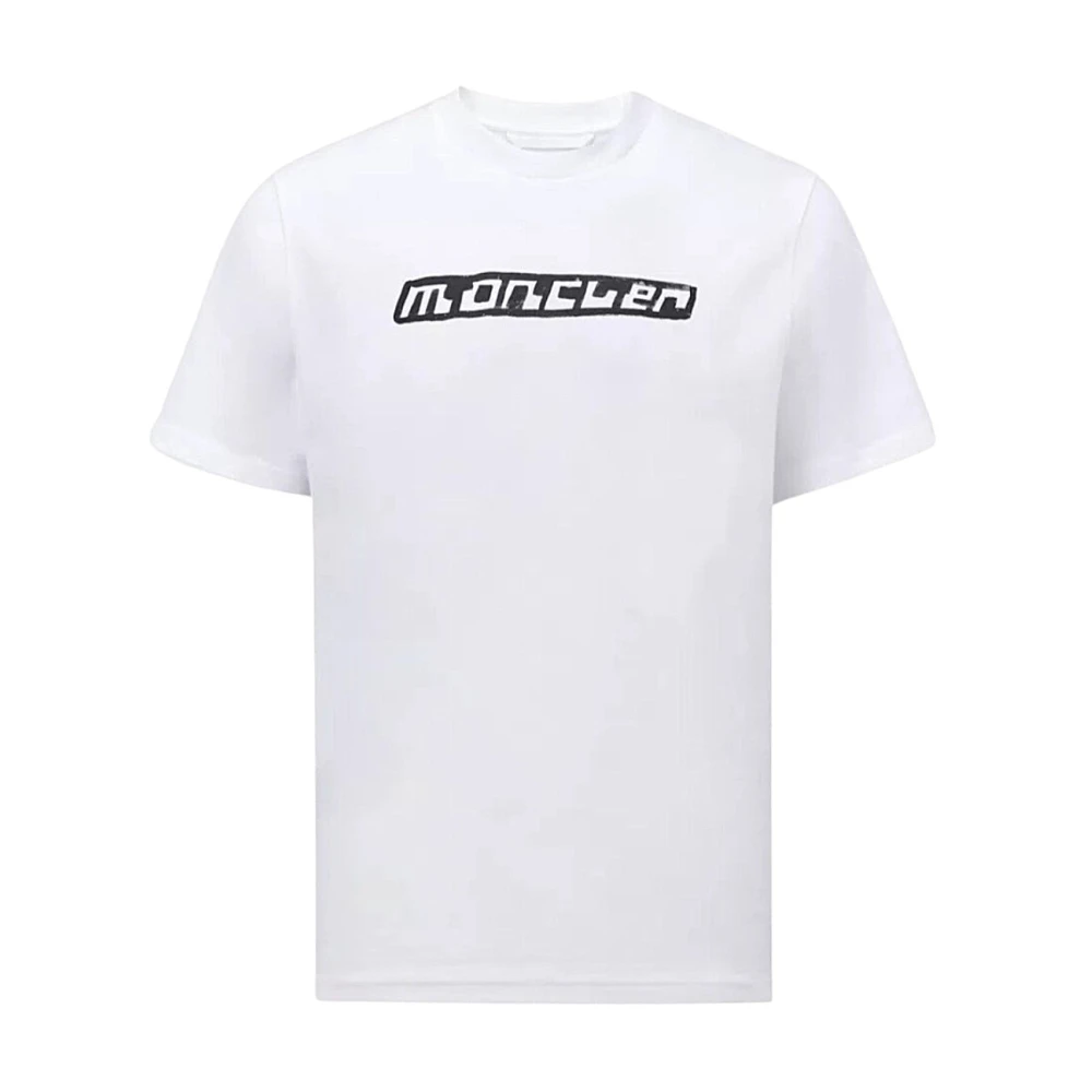 Moncler - Tops > T-Shirts - White - Moncler - Modalova