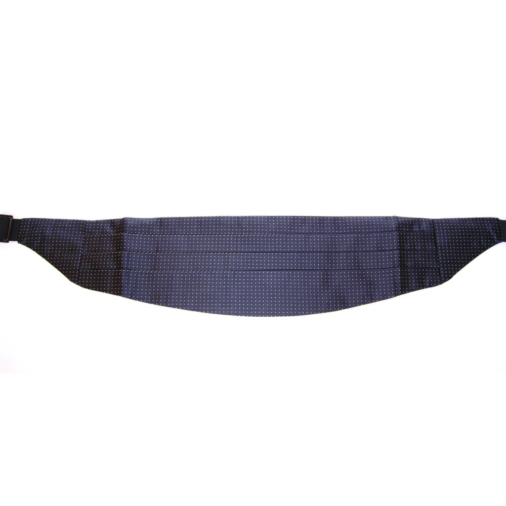 Dolce & Gabbana Men's Blue Belts, S, Silk Cummerbund