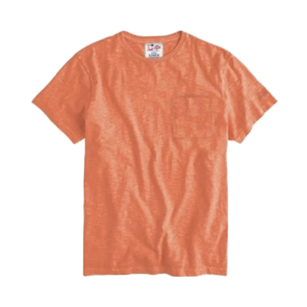 MC2 Saint Barth Linnen Heren T-shirt Diverse Kleuren Orange Heren