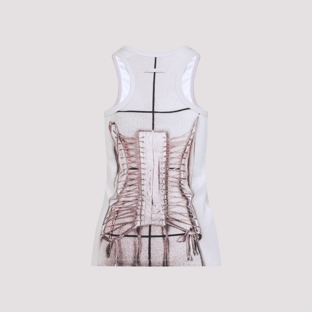 Jean Paul Gaultier Neutrale Topkleding Elegantie Ss25 Multicolor Dames