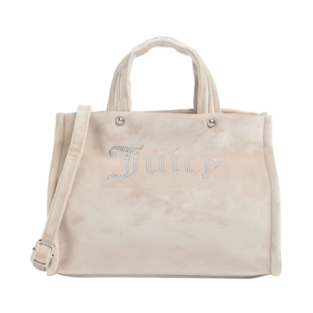 Juicy Couture Kimberly Medium Shopper Tas Ivoor Beige Dames