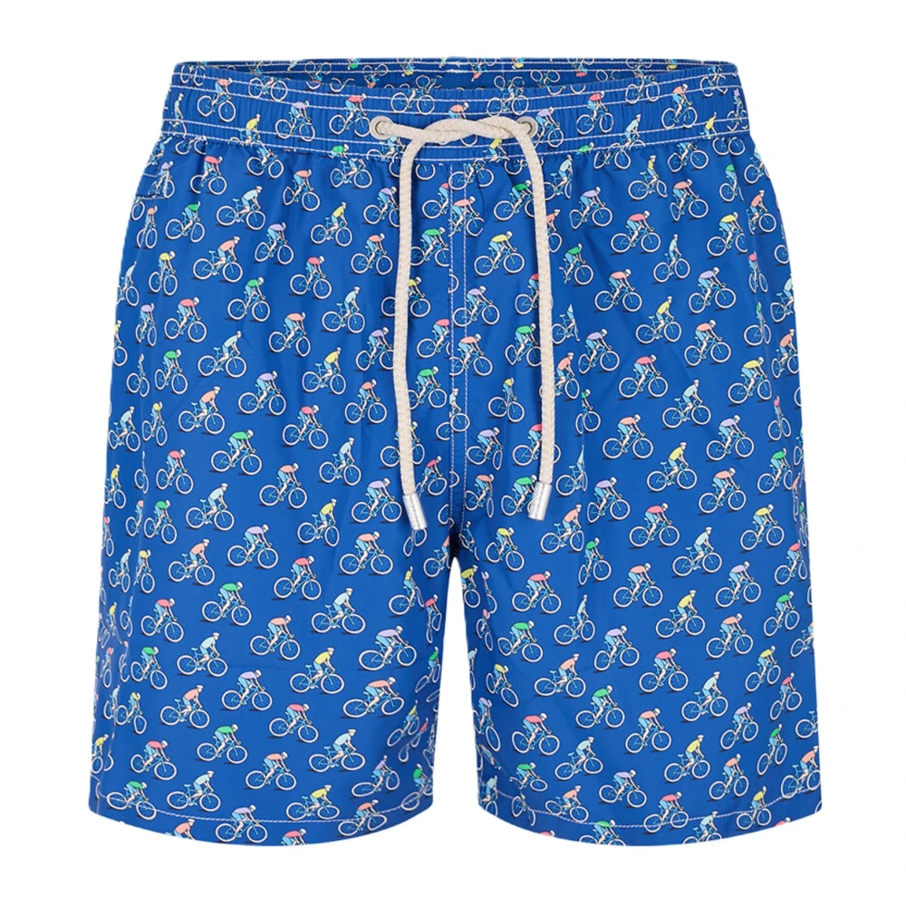 Mc2 Saint Barth Men's Blue Lighting Micro Fantasy Ultralight Swimsuit - Beachwear - Xl - Swimwear